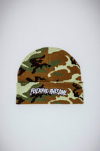 Cargar imagen en el visor de la galería, Fucking Awesome - Stamp Cuff Beanie (Camo) | stebra skateshop gorro invierno logo bordado 