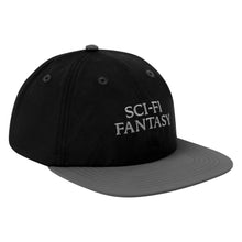 Cargar imagen en el visor de la galería, Sci-Fi Fantasy - Nylon Logo Hat (Black) | stebra skateshop gorra skate 