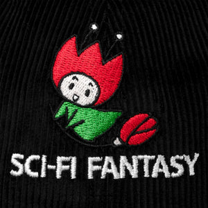 Sci-Fi Fantasy - Flying Rose Hat (Black)