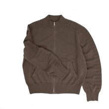 Cargar imagen en el visor de la galería, Yardsale - Faldo Knitted Full-Zip (Brown)