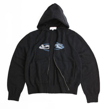 Cargar imagen en el visor de la galería, Yardsale - Glitz Knitted Hood (Black)