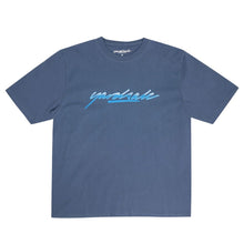 Cargar imagen en el visor de la galería, Yardsale - Script Tee (Blue)