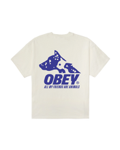 Cargar imagen en el visor de la galería, Obey - Animals Tee (Vintage White)