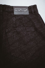 Cargar imagen en el visor de la galería, Fucking Awesome - Baggy Pleated Denim Shorts (Black)