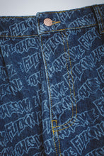 Cargar imagen en el visor de la galería, Fucking Awesome - Baggy Pleated Denim Shorts (Blue)