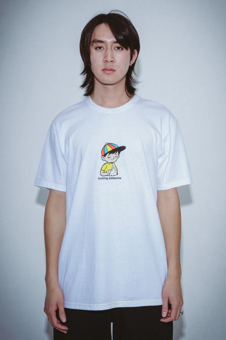 Fucking Awesome - Wanto Kid Tee (White) | stebra skateshop 