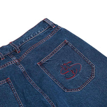Cargar imagen en el visor de la galería, Yardsale - Phantasy Jeans (Denim/Red)
