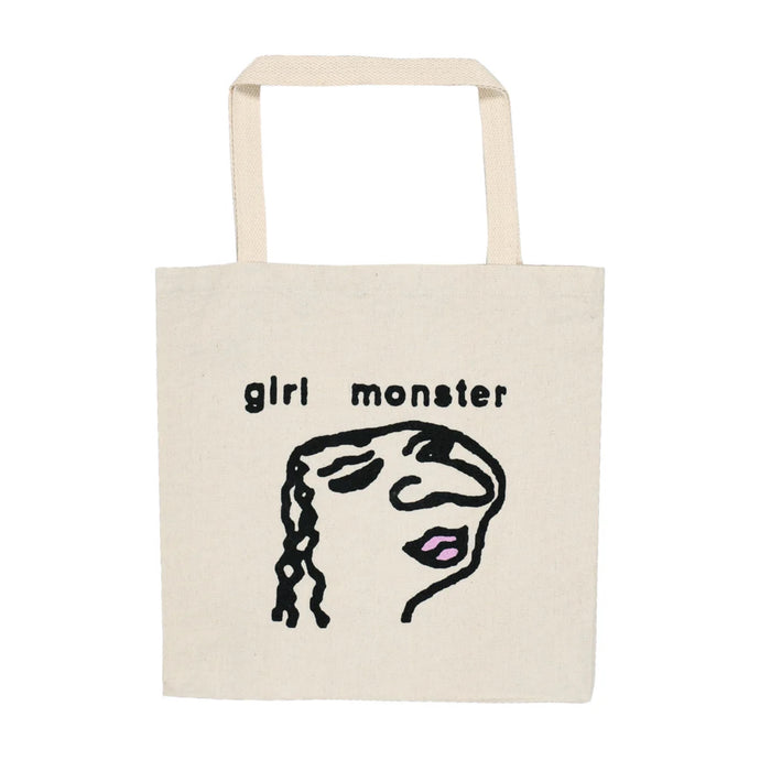 Quasi Skateboards - Girl Monster Tote Bag (Natural) | stebra skateshop bolso