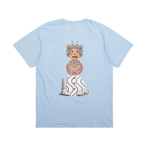Quartersnacks - Medusa Snackman Tee (Powder Blue) | stebra skateshop camiseta 