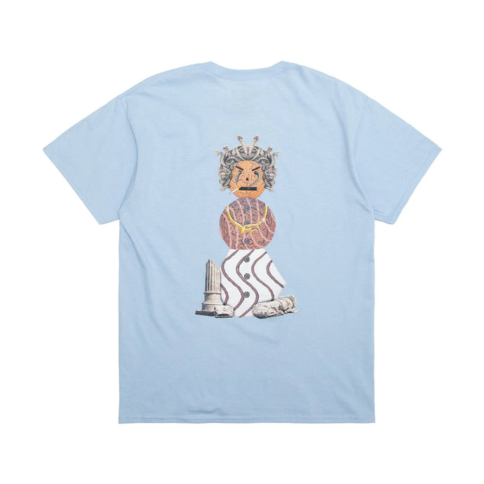 Quartersnacks - Medusa Snackman Tee (Powder Blue) | stebra skateshop camiseta 