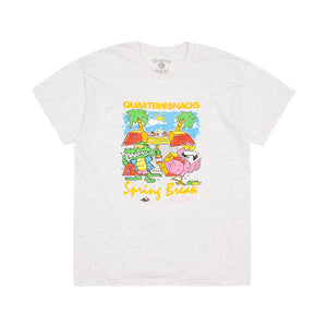 Quartersnacks - Spring Break Tee (Ash Grey) | stebra skateshop camiseta