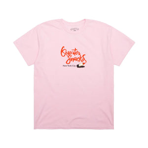 Quartersnacks - Lipstick Tee (Light Pink) | stebra skateshop camiseta t-shirt