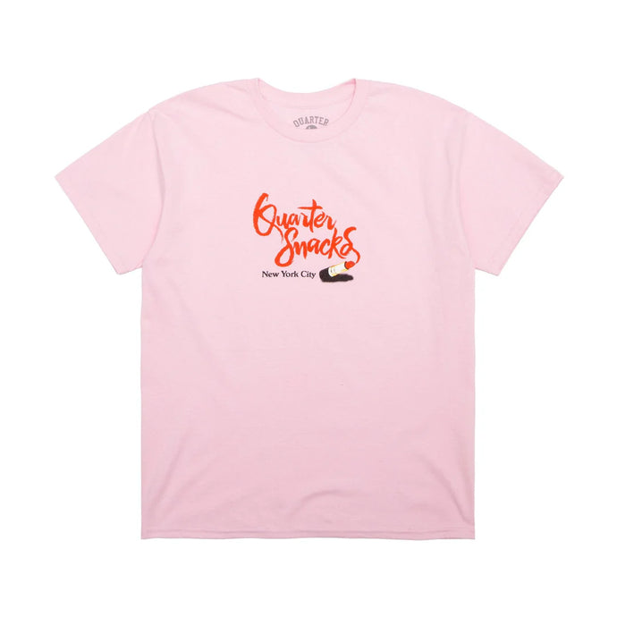 Quartersnacks - Lipstick Tee (Light Pink) | stebra skateshop camiseta t-shirt