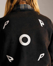 Cargar imagen en el visor de la galería, Pop Trading Company - Pop Fish Eyes Crewneck Sweat (Washed Black)