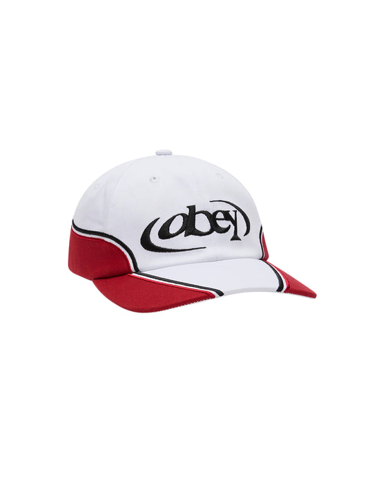 Obey - Speedway Hat (White/Red)