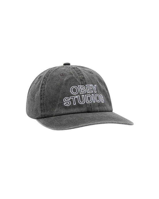 Obey - Obey Studios Hat (Pigment Black)