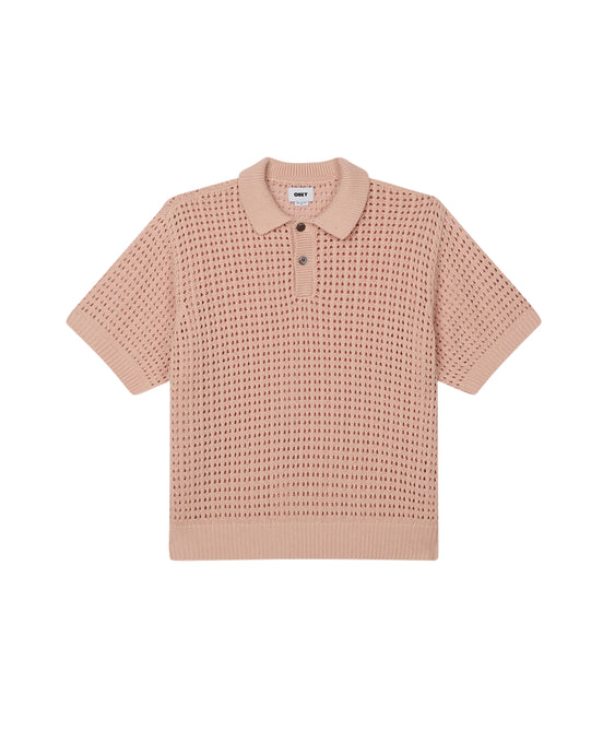 Obey - Koddy Polo Sweater (Pale Pink)