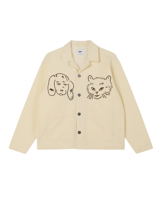 Obey - Vesta shirt Jacket (Egret)