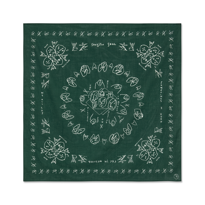 Polar Skate Co - Bandana (Dark Green)