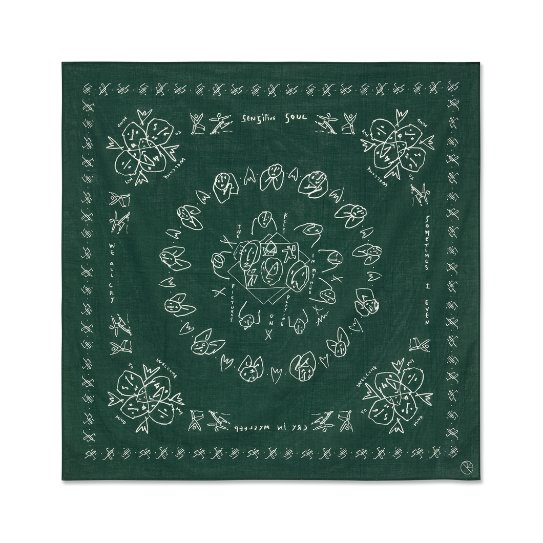 Polar Skate Co - Bandana (Dark Green)