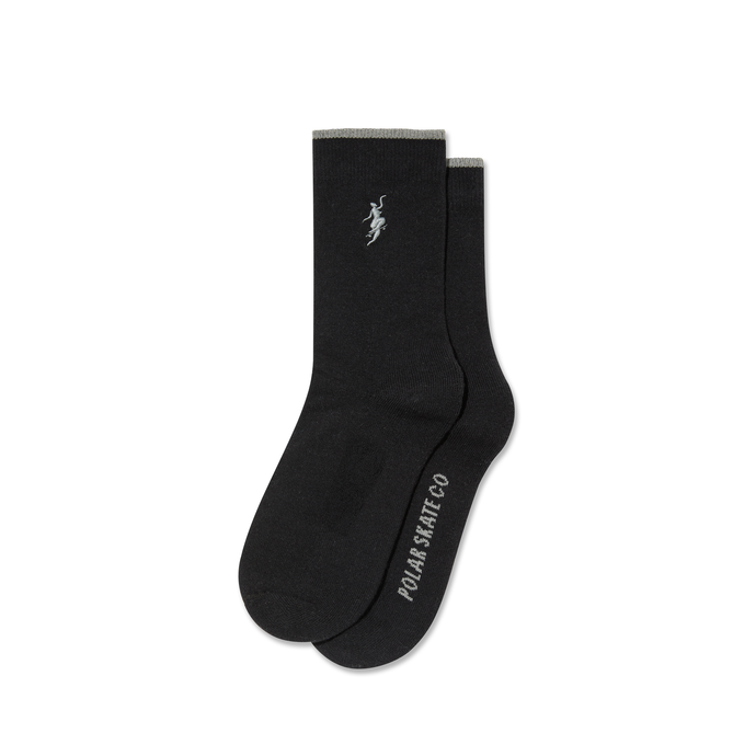 Polar Skate Co - Business Socks No Complies Forever (Black)
