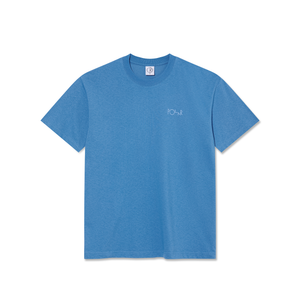 Polar Skate Co - Stroke Logo Contrast Tee (French Blue)