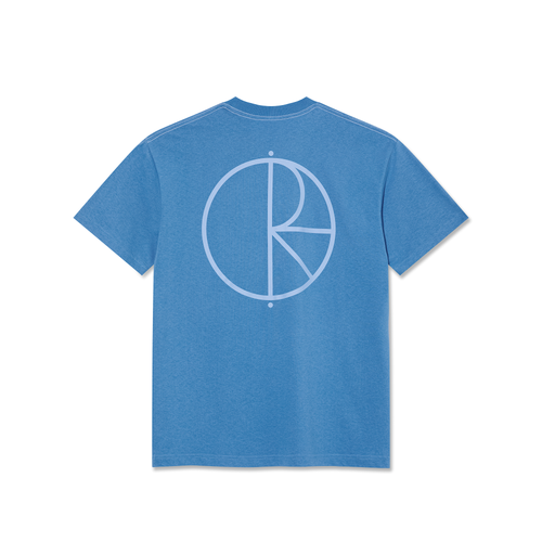 Polar Skate Co - Stroke Logo Contrast Tee (French Blue)