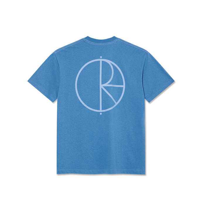 Polar Skate Co - Stroke Logo Contrast Tee (French Blue)
