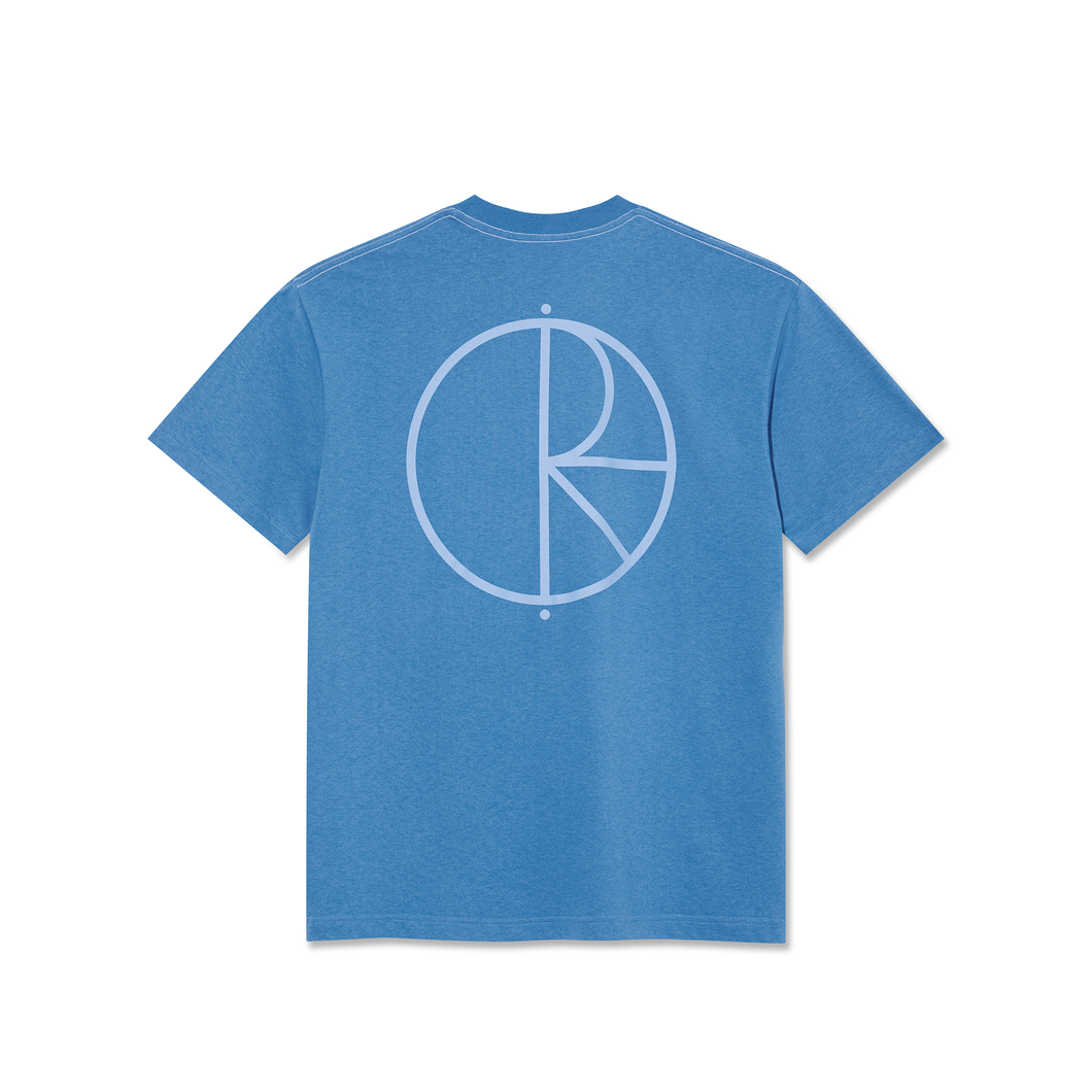 Polar Skate Co - Stroke Logo Contrast Tee (French Blue)
