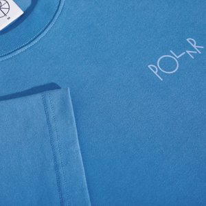 Polar Skate Co - Stroke Logo Contrast Tee (French Blue)
