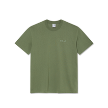 Cargar imagen en el visor de la galería, Polar Skate Co - Stroke Logo Contrast Tee (Moss Green)