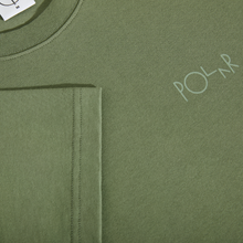 Cargar imagen en el visor de la galería, Polar Skate Co - Stroke Logo Contrast Tee (Moss Green)
