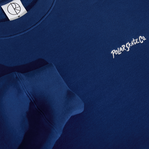 Polar Skate Co - Dave Crewneck (Deep Royal Blue)