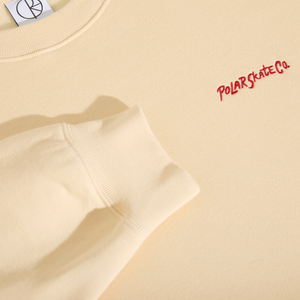 Polar Skate Co - Dave Crewneck (Oatmeal)