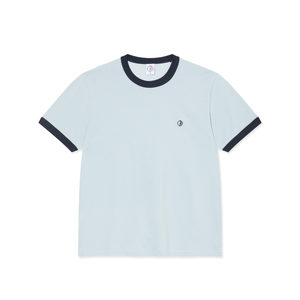Polar Skate Co - Ringer Tee (LightBlue/Navy)