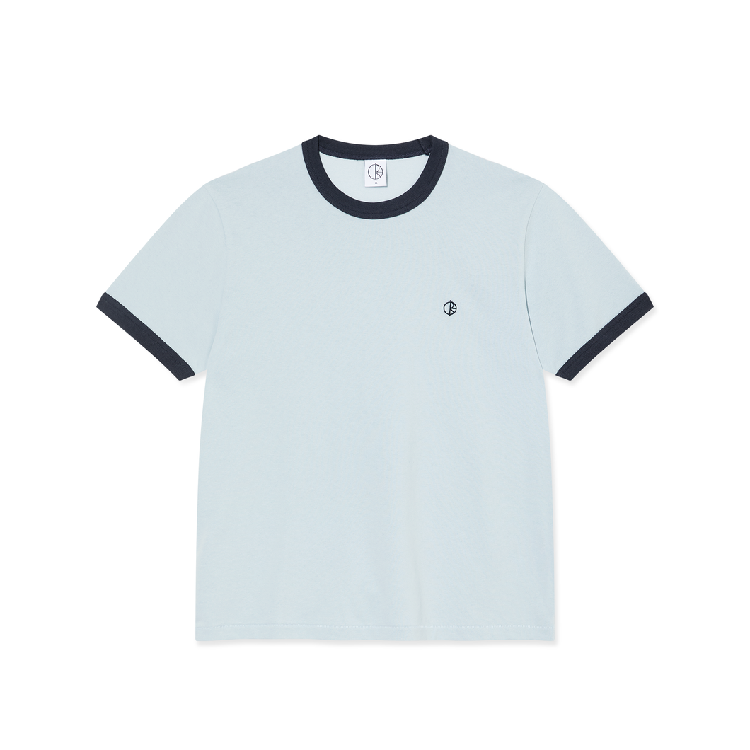 Polar Skate Co - Ringer Tee (LightBlue/Navy)