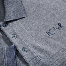 Cargar imagen en el visor de la galería, Polar Skate Co - Pique Surf Polo Shirt (Heather Blue)