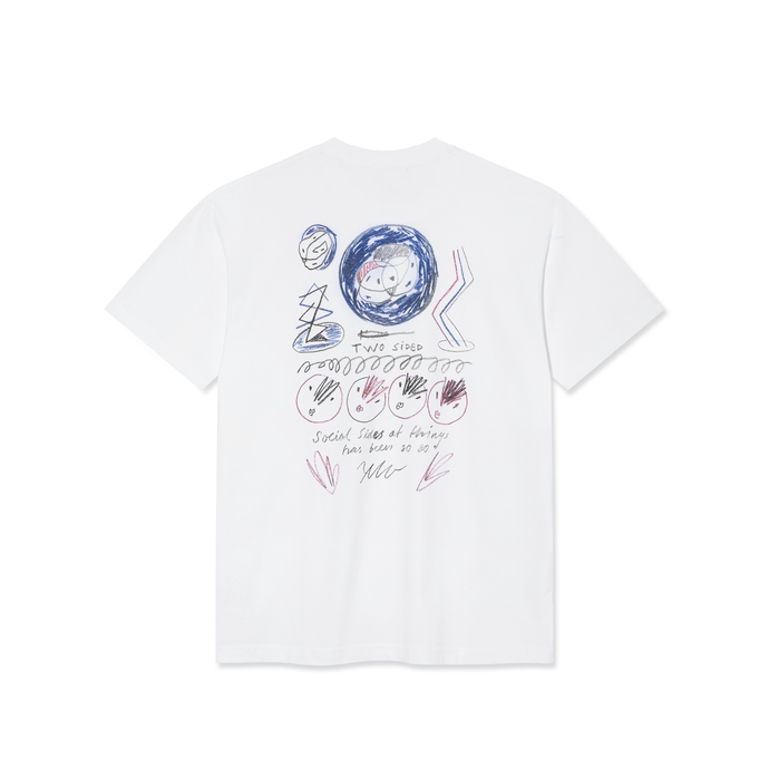 Polar Skate Co - Social Side Tee (White)