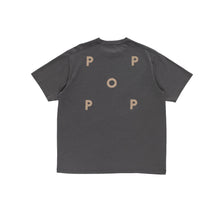 Cargar imagen en el visor de la galería, Pop Trading Company - Logo Tee (Washed Charcoal/White Pepper) | stebra skateshop 