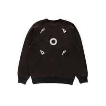 Cargar imagen en el visor de la galería, Pop Trading Company - Pop Fish Eyes Crewneck Sweat (Washed Black) | stebra skateshop