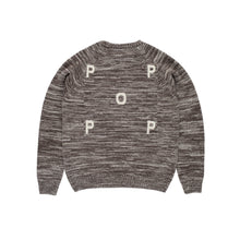 Cargar imagen en el visor de la galería, Pop Trading Company - Pop Knitted Melange Logo Crewneck (Delicioso)