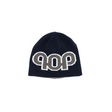 Cargar imagen en el visor de la galería, Pop Trading Company - Reversible Pub Skull Beanie (Grey/Navy) | stebra skateshop 
