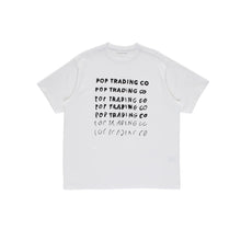 Cargar imagen en el visor de la galería, Pop Trading Company - Sketchy Tee (White) | stebra skateshop 