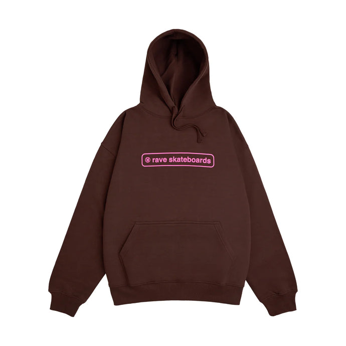 Rave Skateboards - Core Logo Hoodie (Brown)