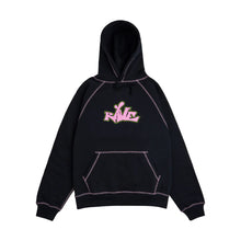 Cargar imagen en el visor de la galería, Rave Skateboards - DEKCIW Raglan Hoodie (Black/Pink)