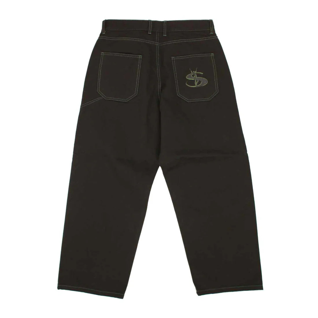 YARDSALE PHANTASY JEANS BLACK Yardsale Phantasy Jeans Black/Green