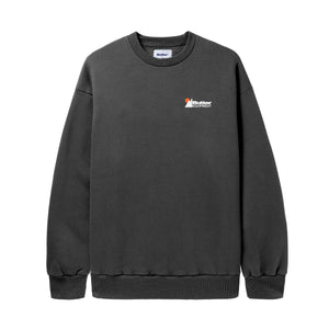 Butter Goods - Distressed Pigment Dye Crewneck (Black) | stebra skateshop sudadera pesada ButterGoods 