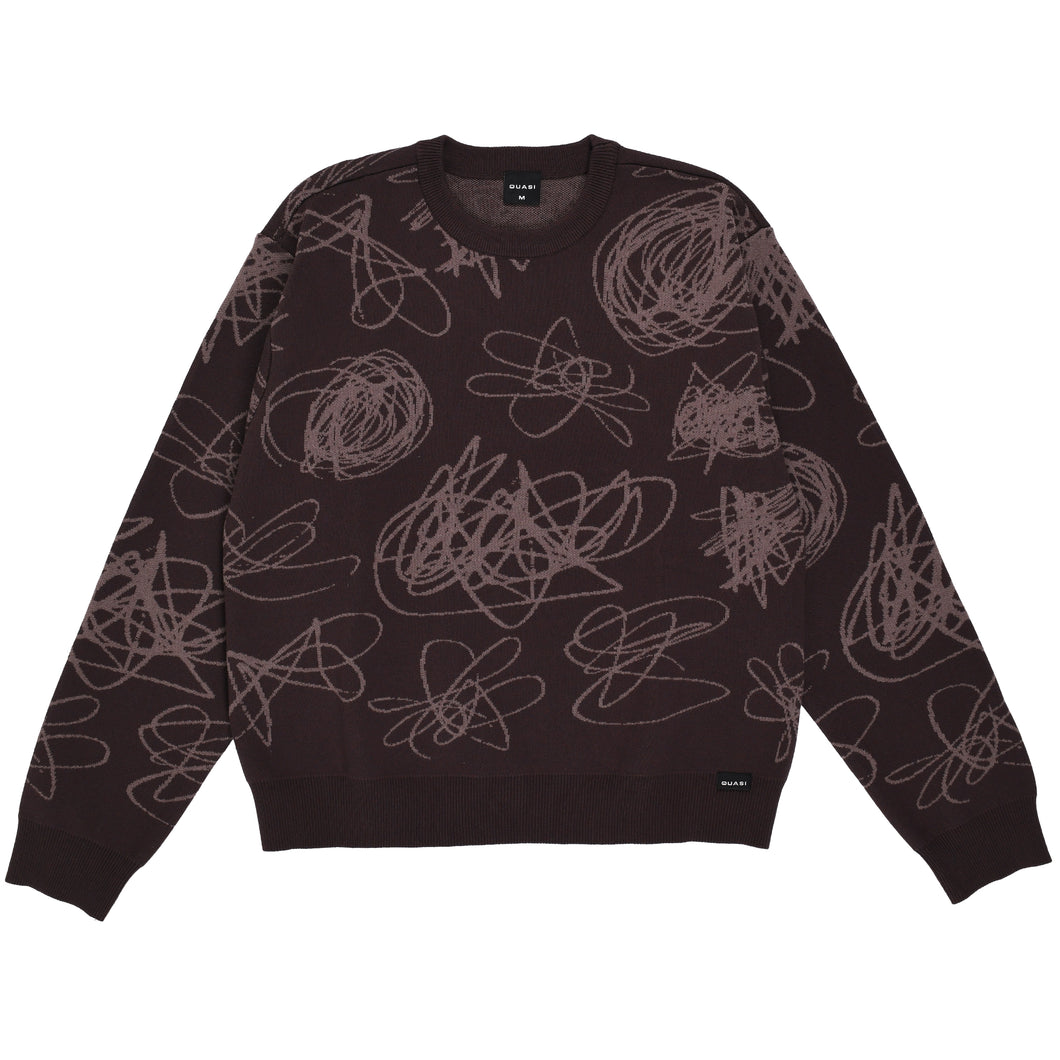 Quasi Skateboards - Lascaux Sweater (Bart) | stebra skateshop Jersey knit 