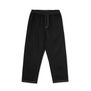 Polar Skate Co - Contrast Surf Pants (Black/White)