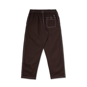 Polar Skate Co - Contrast Surf Pants (Chocolate) | stebra skateshop  pantalón ancho big boy